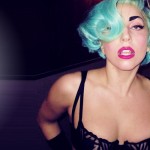 Lady Gaga with Green Hair